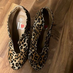 cheetah print high heels